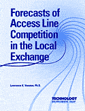 Forecasts of Access Line Competition in the Local Exchange Report Cover