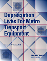 Depreciation Lives for Metro Transport Equipment Report Cover